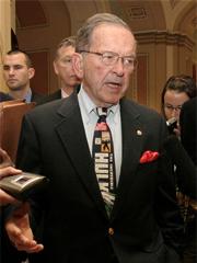 Senator Stevens sporting Hulk tie